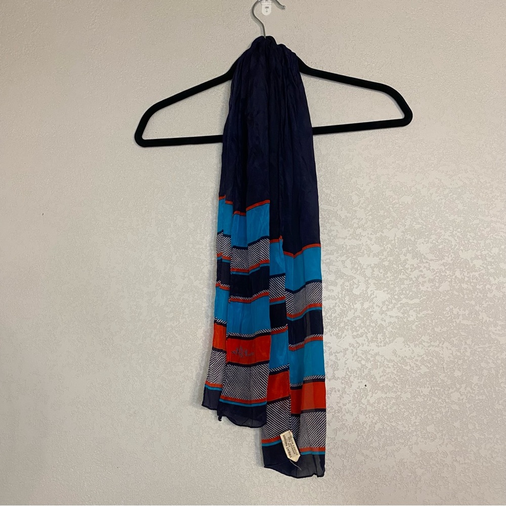 Trent Nathan for American flair 100% silk scarf